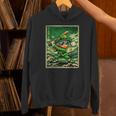 Leprechaun Playing Baseball Japanese Art St Patricks Day Unisex Hoodie Leprechaun Playing Baseball Japanese Art St Patricks Day Unisex Hoodie