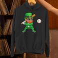 Leprechaun Playing Baseball St Patricks Day Sport Boys Unisex Hoodie