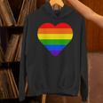 Lgbt レインボーウィングス フラッグ ハート ゲイ バイ ラブ プライド月間 Lgbtq パーカー
