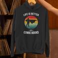 Life Is Better With Comic Books Vintage Comics Book Unisex Hoodie