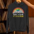Take A Look It's A Book Retro Rainbow Unisex Hoodie