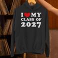 I Love My Class Of 2027 私は2027年のクラスが大好きで、2027年のクラスが好きです パーカー