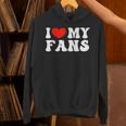 I Love My Fans パーカー