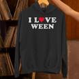 I Love Ween マッチング ガールフレンド&ボーイフレンド ウィーンネーム パーカー