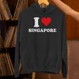 I Loveingapore Heart シンガポールギフト パーカー