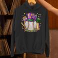 Mardi Gras Baseball Jester Hat Fleur De Lis Boys Girls Kids Unisex Hoodie