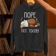 Nope Not Todayleeping American Bald Eagle Nap Early Bird パーカー