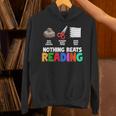 Nothing Beats Reading Rock Paper Scissors For Book Lover Unisex Hoodie Nothing Beats Reading Rock Paper Scissors For Book Lover Unisex Hoodie