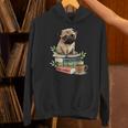 Pug Dog Reading Book Coffee Read Books Be Kind Stay Weird Unisex Hoodie Pug Dog Reading Book Coffee Read Books Be Kind Stay Weird Unisex Hoodie