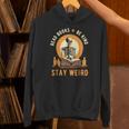 Read Books Be Kind Stay Weird Skeleton Reading Goth Bookish Unisex Hoodie Read Books Be Kind Stay Weird Skeleton Reading Goth Bookish Unisex Hoodie