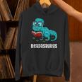 Readasaurus Reading Dinosaur Bookworm Book Reader Meme Unisex Hoodie Readasaurus Reading Dinosaur Bookworm Book Reader Meme Unisex Hoodie