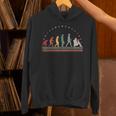 Reading Evolution Retro Books Hobby Reading Unisex Hoodie
