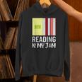 Reading Is My Jam Quote Teachers And Books Lovers For Men Women Kids Unisex Hoodie