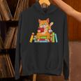 Reading For Men Women Books Cat Reading Lover Unisex Hoodie