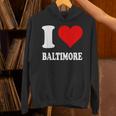 Red Heart I Love Baltimore パーカー