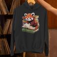 Red Panda Reading Book Animal Bookworm Unisex Hoodie Red Panda Reading Book Animal Bookworm Unisex Hoodie
