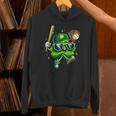 Shamrock Lucky Clover Baseball Patricks Day Family Matching Unisex Hoodie