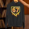 Six Seven 67 Meme Gen Alpha Slang Baseball 101 Unisex Hoodie