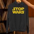 Stop Wars 反戦メッセージ 地球と宇宙の平和 パーカー
