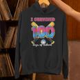 I Survived 100 Days Of School Baseball Cream Drip Boys Unisex Hoodie I Survived 100 Days Of School Baseball Cream Drip Boys Unisex Hoodie