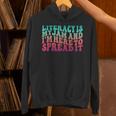 Teaching Pun Literacy Is My Jam Librarian Book Lover Teacher Unisex Hoodie