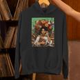 History Month Black Afro Girl Women Book Lovers Floral Unisex Hoodie