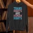 Trans Rights Are Human Rights Lgbtq トランスジェンダー フラッグ プライド パーカー