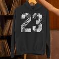 Vintage Baseball Number 23 Jersey Player Uniform Unisex Hoodie