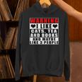 Warning I Like Cats Tea And Books And Maybe Like 3 People Unisex Hoodie
