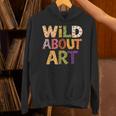 Wild About Art Books Animal Safari Children's Art Teacher Unisex Hoodie