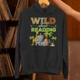 Wild About Reading Books Reader Librarian Wild Animals Lover Unisex Hoodie