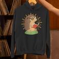 Wildlife Forest Animal Book Reading Bookworm Hedgehog Unisex Hoodie Wildlife Forest Animal Book Reading Bookworm Hedgehog Unisex Hoodie