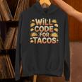 Will Code For Tacos プログラマーコーダー パーカー