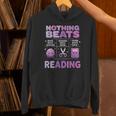 Women's Nothing Beats Reading Rock Paper Scissors Book Lover Unisex Hoodie