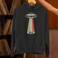 グルームネバダ湖レトロトップシークレットエリア 51 Ufo Uap エイリアン パーカー