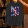 セクシーガールグラフィックtシャツ セクシーラティーナビキニモデル&スポーツカー パーカー