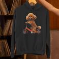 チャリで来た トイプードル 面白いtシャツ 犬 動物 メンズ グッズ かわいい おもしろ 面白い 服 ネタ パーカー