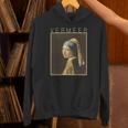 フェルメール 真珠の耳飾りの少女 面白いtシャツ 絵画 アート メンズ 面白い 服 美術 グッズ 油彩画 長袖tシャツ パーカー