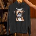 ボクサー 犬 天使 パーカー