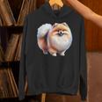 ポメラニアン犬 長袖tシャツ パーカー