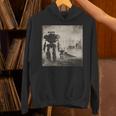 ロボットの行進、Sf、ロボット 長袖tシャツ パーカー