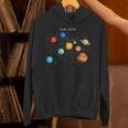 太陽系 太陽と惑星 宇宙 天文学 キッズギフト パーカー