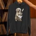 面白いtシャツ ゴールデンレトリバー 犬 ギター イヌ メンズ グッズ かわいい おもしろ 面白い 服 ネタ パーカー