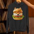面白いtシャツ 柴犬 犬 イヌ ハンバーガー メンズ 犬好き グッズ かわいい おもしろ 面白い 服 ネタ 長袖tシャツ パーカー