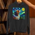 面白いtシャツ 犬 キャバリア ゴッホ 星月夜 わんこ メンズ おもしろ グッズ 服 かわいい パーカー