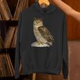鳥 面白いtシャツ フクロウ ミミズク バードウォッチング 服 メンズ おもしろ グッズ 面白い おしゃれ パーカー