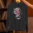 龍 日本の桜文化 長袖tシャツ パーカー