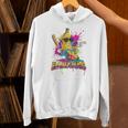 Baseball Banana Splatter Sports Kids Teens Premium Tri-Blend Unisex Hoodie