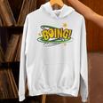 BOING Pop Art Comic Book Speech Bubbles Street Graffiti Art Unisex Hoodie
