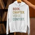 Book Chapter Verse Christian Bible Reformed Theology Unisex Hoodie Book Chapter Verse Christian Bible Reformed Theology Unisex Hoodie